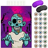 Los mejores  - FEPITO Pon el Globo Ocular en el Juego de Halloween de Zombis con 24 Pegatinas de Globo Ocular de Zombis para Regalos de…